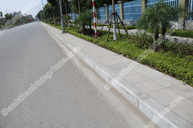 Công trình đá lát vỉa hè Nguyễn Quyền Bắc Ninh